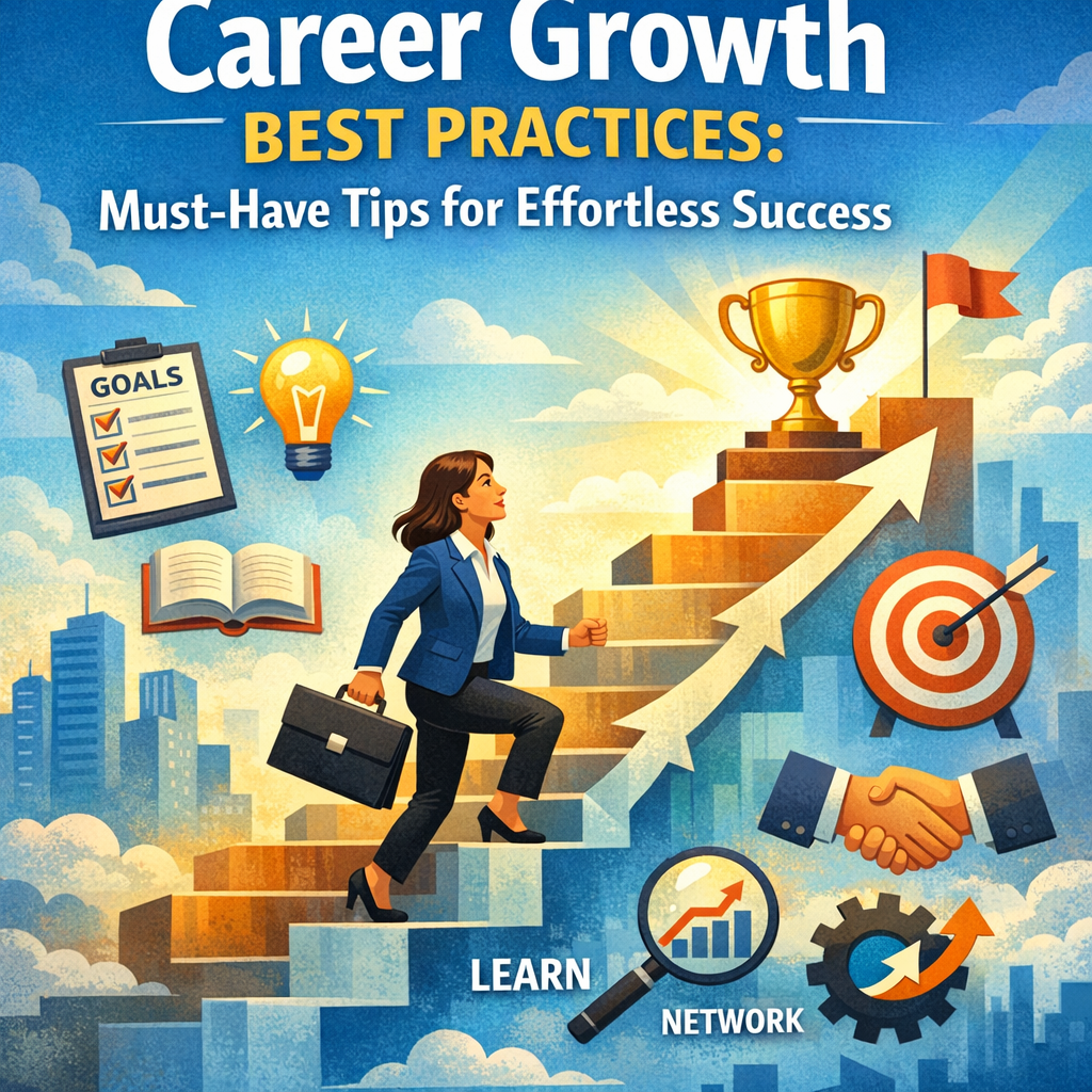 Illustration of Career Growth Best Practices: Must-Have Tips for Effortless Success