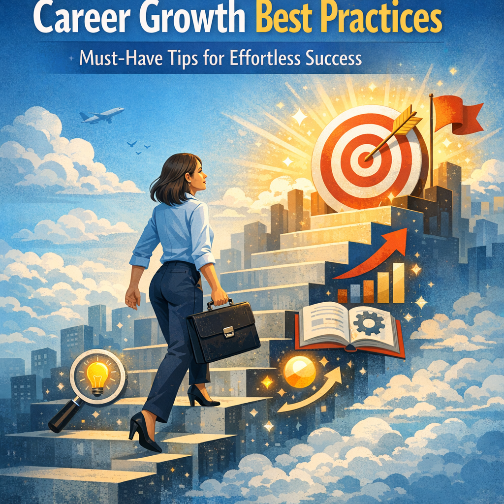 Illustration of Career Growth Best Practices: Must-Have Tips for Effortless Success