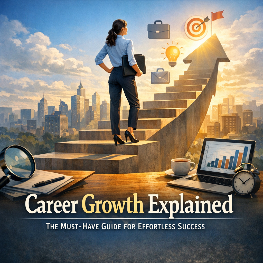 Illustration of Career Growth Explained: The Must-Have Guide for Effortless Success