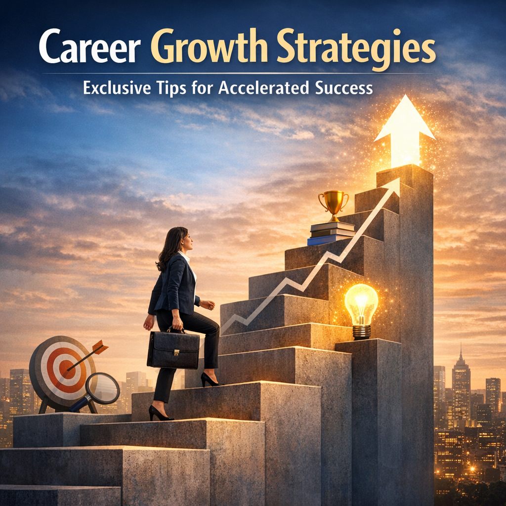 Illustration of Career Growth Strategies: Exclusive Tips for Accelerated Success