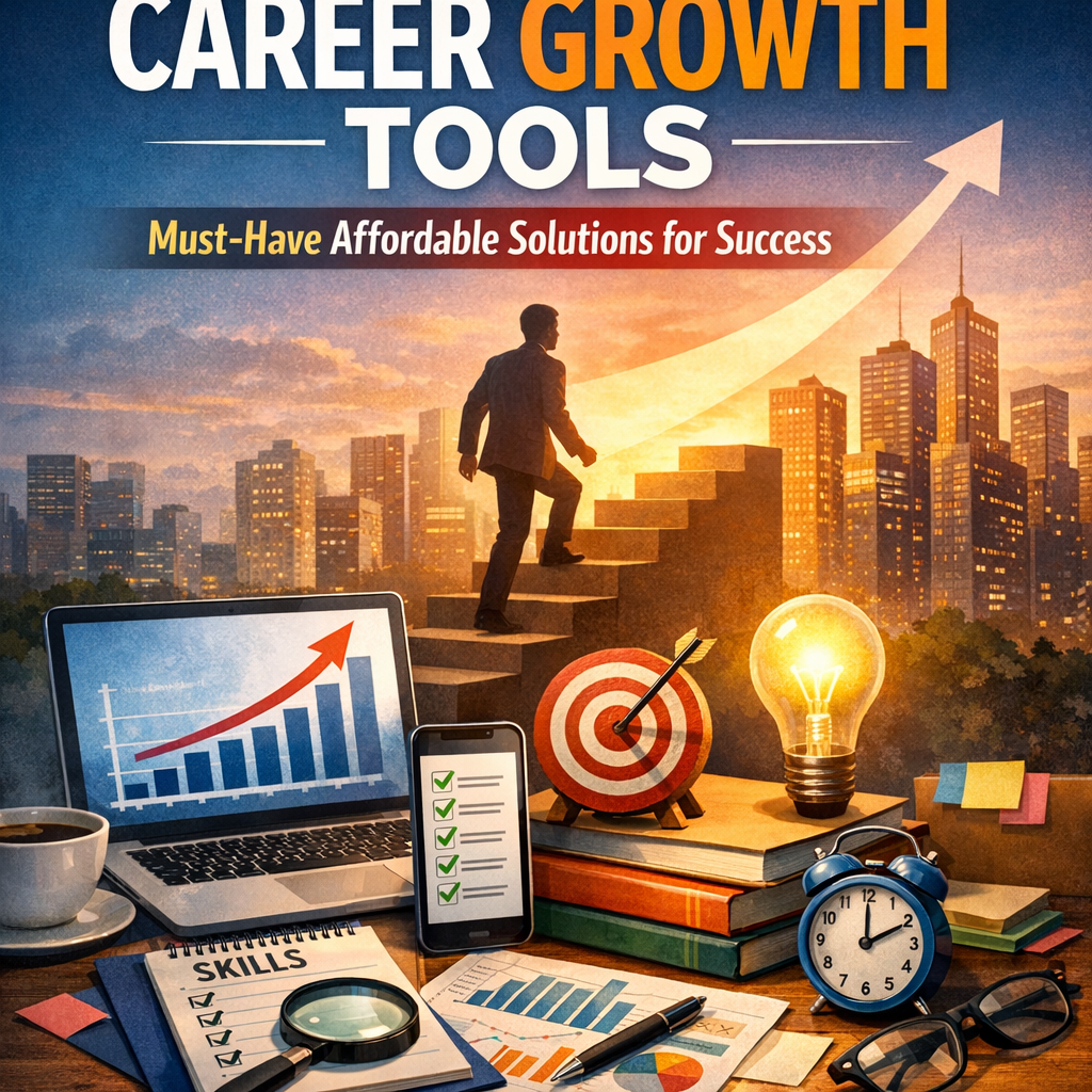 Illustration of Career Growth Tools: Must-Have Affordable Solutions for Success