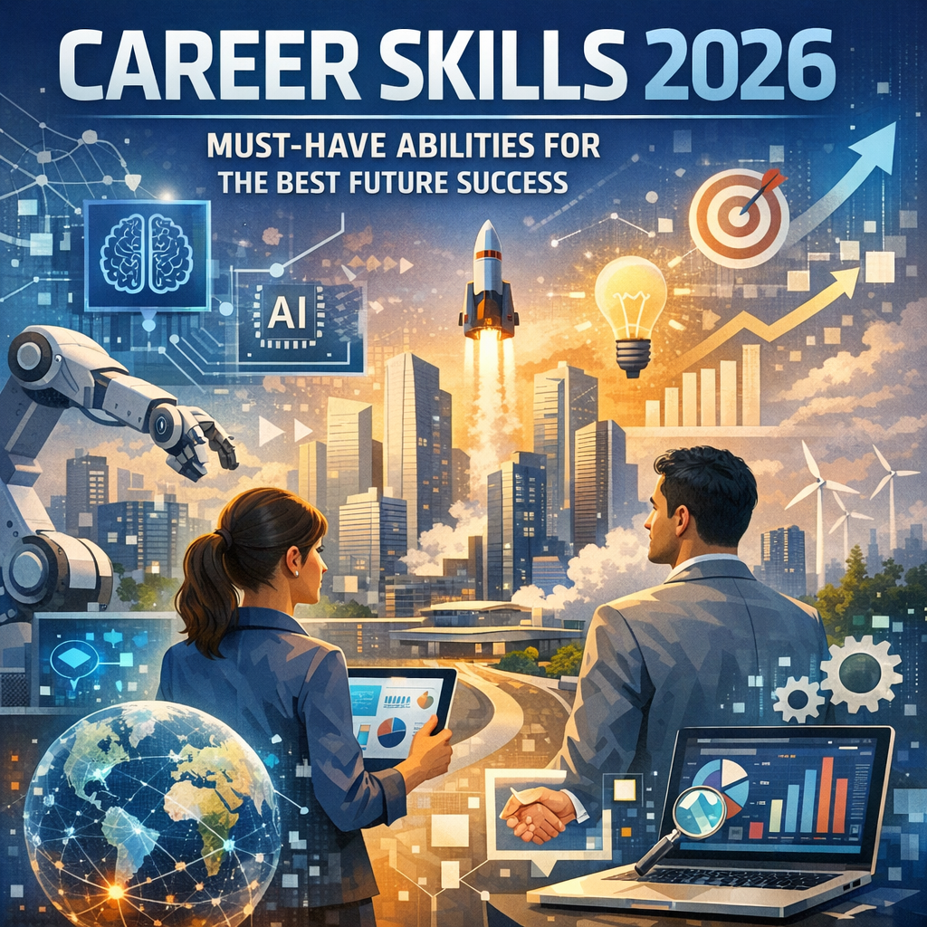 Illustration of Career Skills 2026: Must-Have Abilities for the Best Future Success