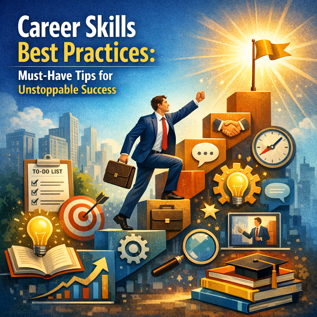 Illustration of Career Skills Best Practices: Must-Have Tips for Unstoppable Success