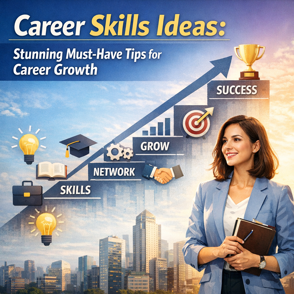 Illustration of Career Skills Ideas: Stunning Must-Have Tips for Career Growth