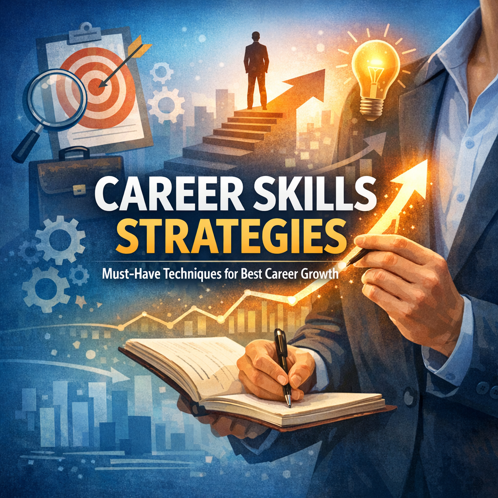 Illustration of Career Skills Strategies: Must-Have Techniques for Best Career Growth