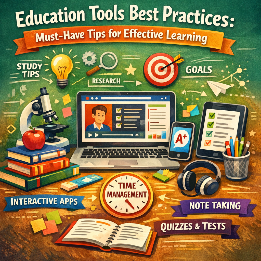 Illustration of Education Tools Best Practices: Must-Have Tips for Effective Learning