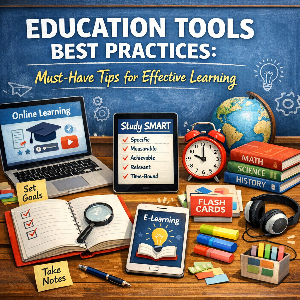 Illustration of Education Tools Best Practices: Must-Have Tips for Effective Learning