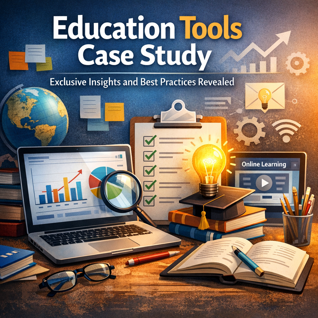 Illustration of Education Tools Case Study: Exclusive Insights and Best Practices Revealed
