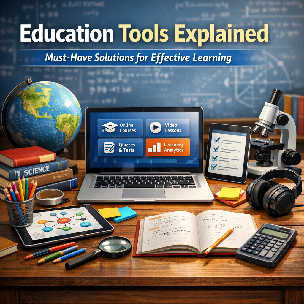 Illustration of Education Tools Explained: Must-Have Solutions for Effective Learning