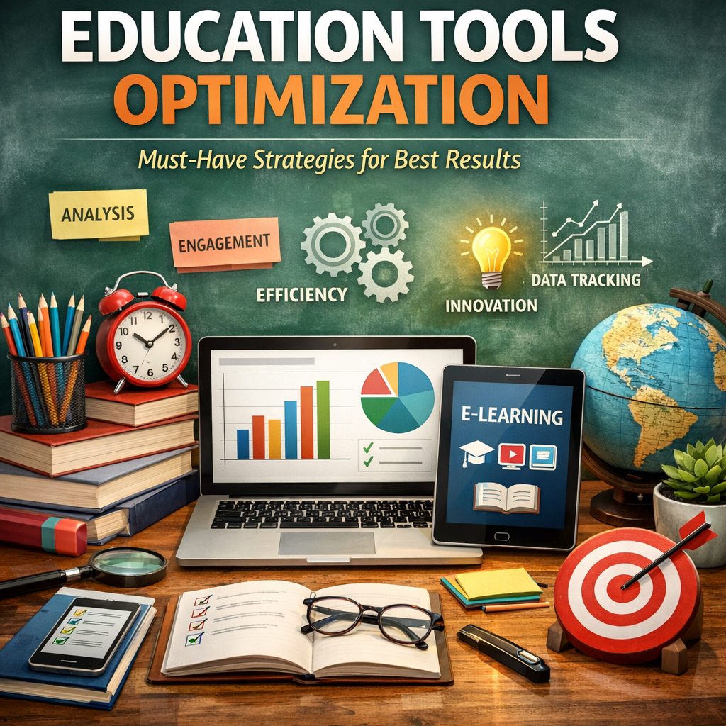 Illustration of Education Tools Optimization: Must-Have Strategies for Best Results