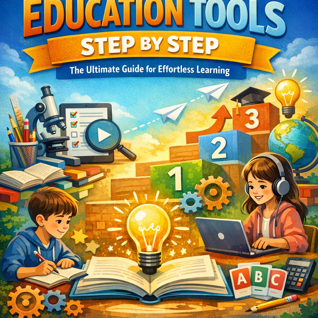 Illustration of Education Tools Step by Step: The Ultimate Guide for Effortless Learning