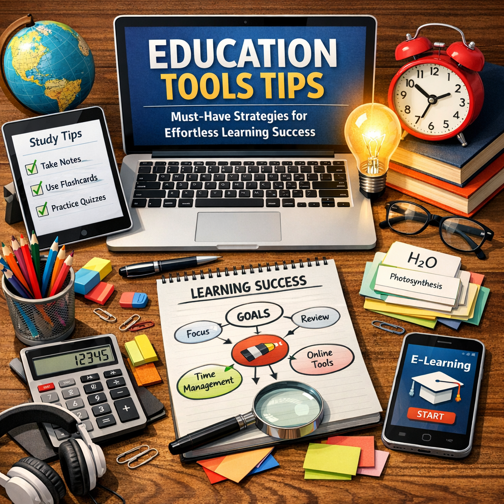 Illustration of Education Tools Tips: Must-Have Strategies for Effortless Learning Success