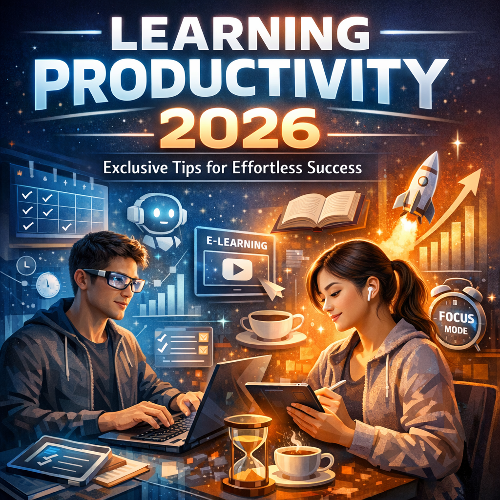 Illustration of Learning Productivity 2026: Exclusive Tips for Effortless Success