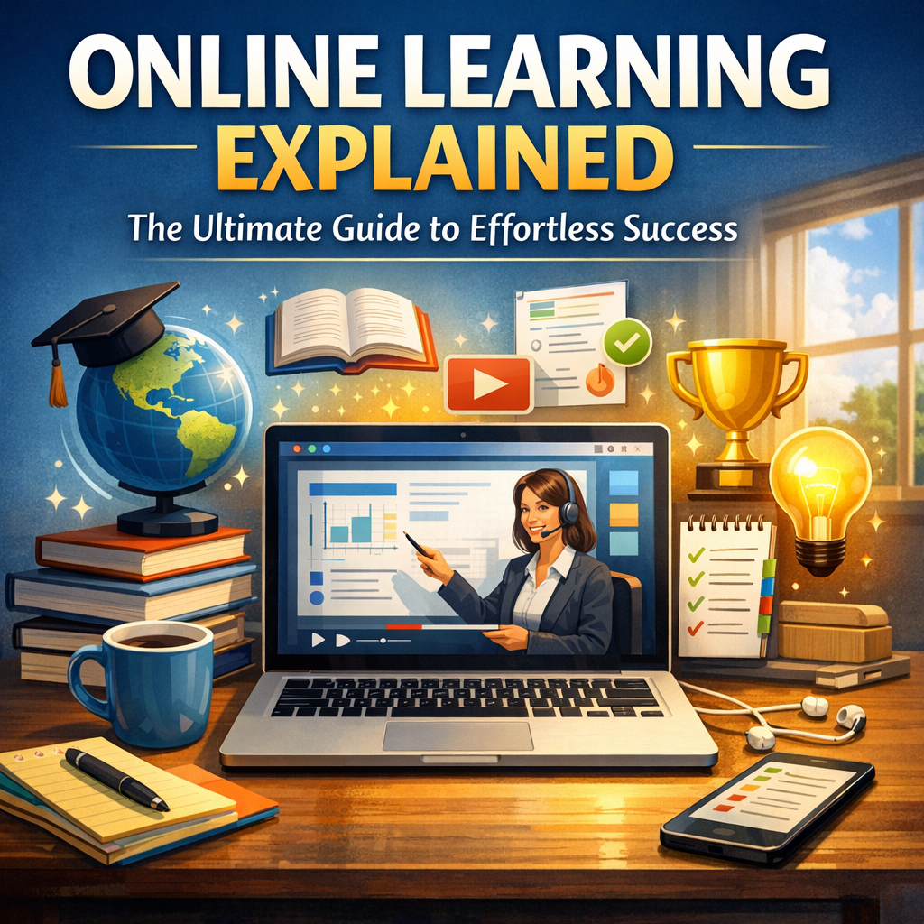 Illustration of Online Learning Explained: The Ultimate Guide to Effortless Success