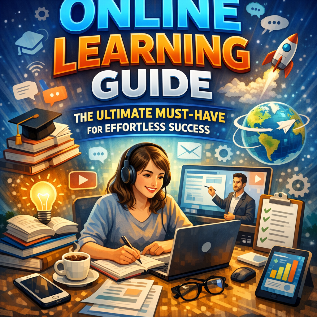 Illustration of Online Learning Guide: The Ultimate Must-Have for Effortless Success