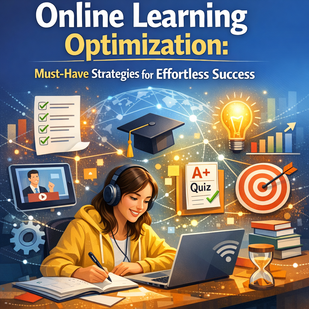 Illustration of Online Learning Optimization: Must-Have Strategies for Effortless Success