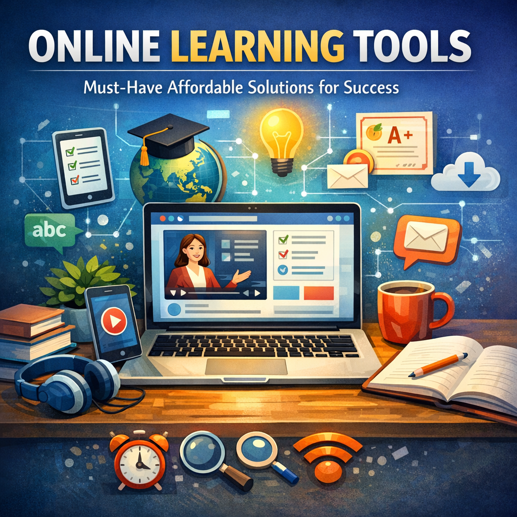 Illustration of Online Learning Tools: Must-Have Affordable Solutions for Success