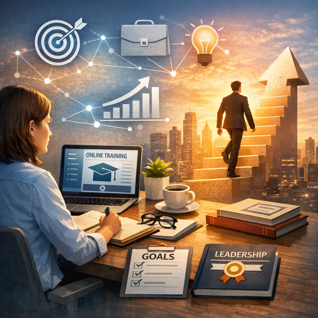 Illustration of Professional Development Examples: Must-Have Tips for Best Career Growth