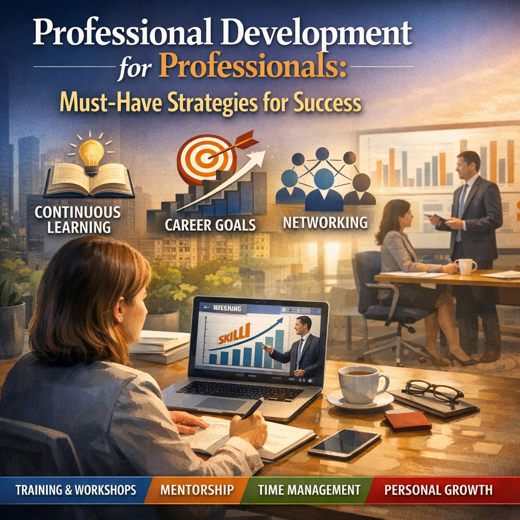 Illustration of Professional Development for Professionals: Must-Have Strategies for Success