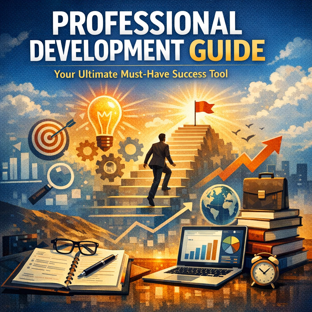 Illustration of Professional Development Guide: Your Ultimate Must-Have Success Tool
