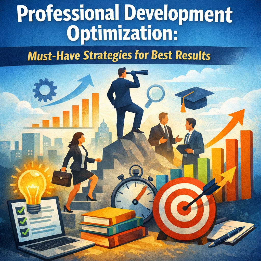 Illustration of Professional Development Optimization: Must-Have Strategies for Best Results