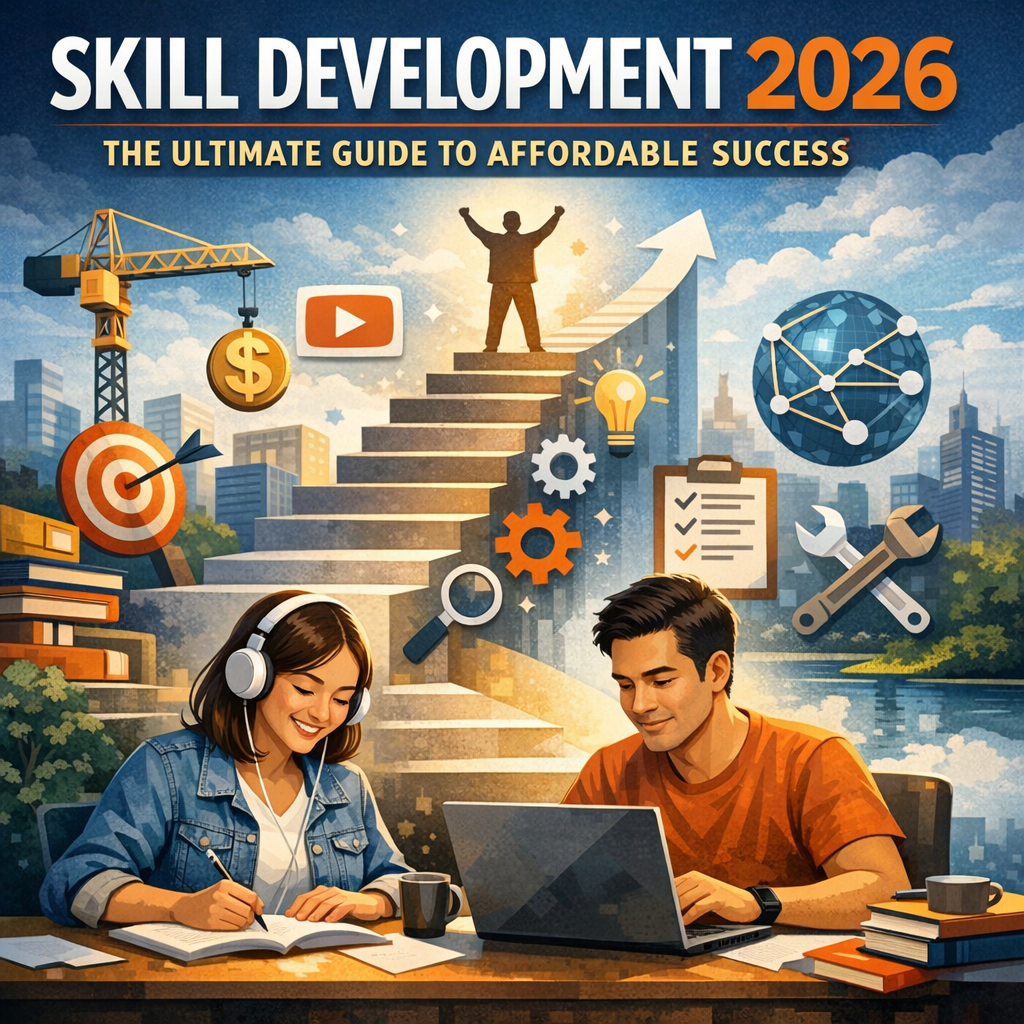 Illustration of Skill Development 2026: The Ultimate Guide to Affordable Success