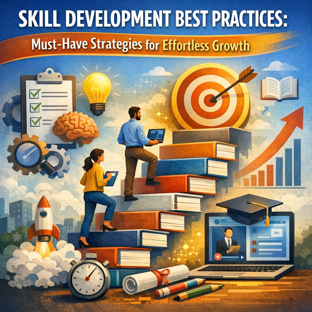 Illustration of Skill Development Best Practices: Must-Have Strategies for Effortless Growth