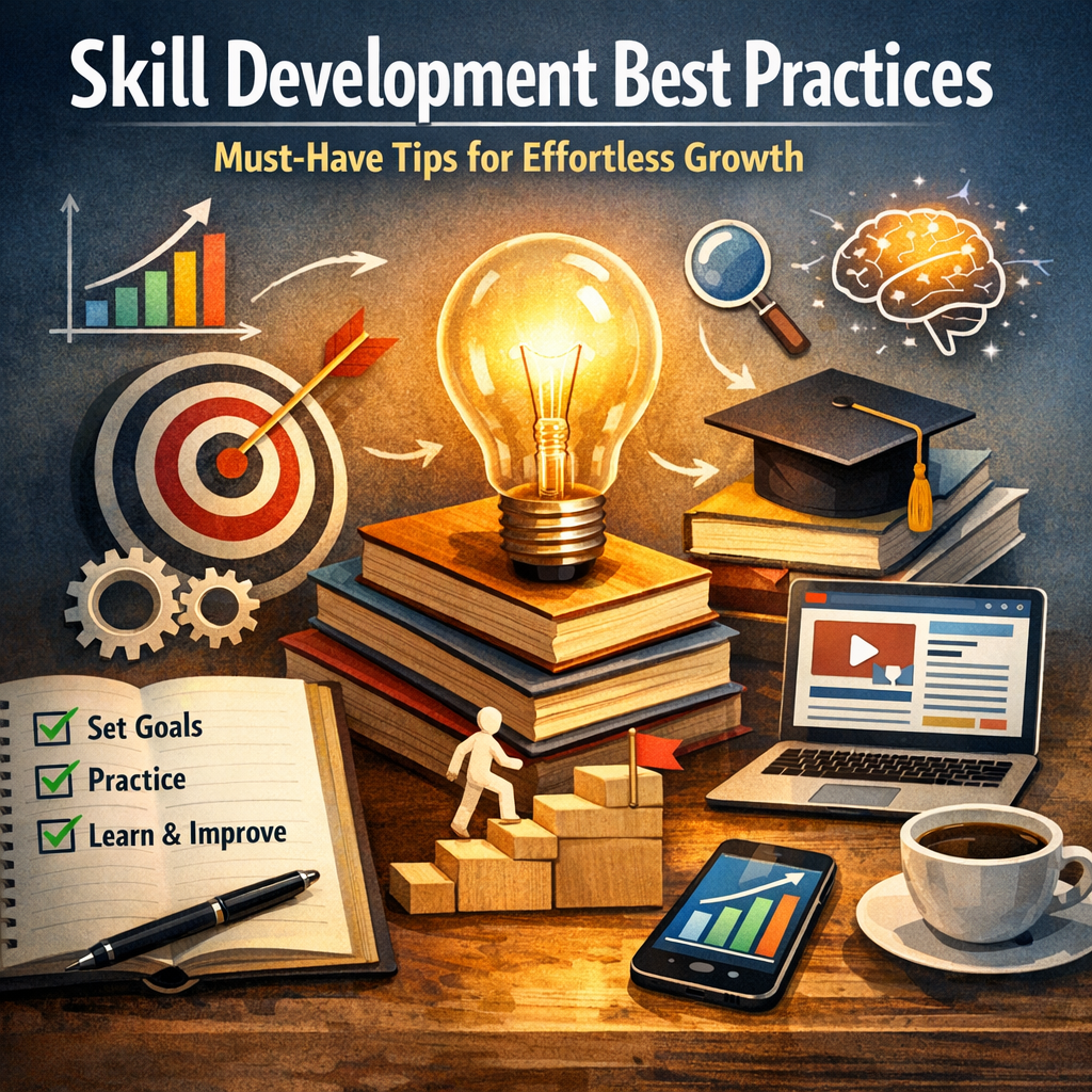 Illustration of Skill Development Best Practices: Must-Have Tips for Effortless Growth