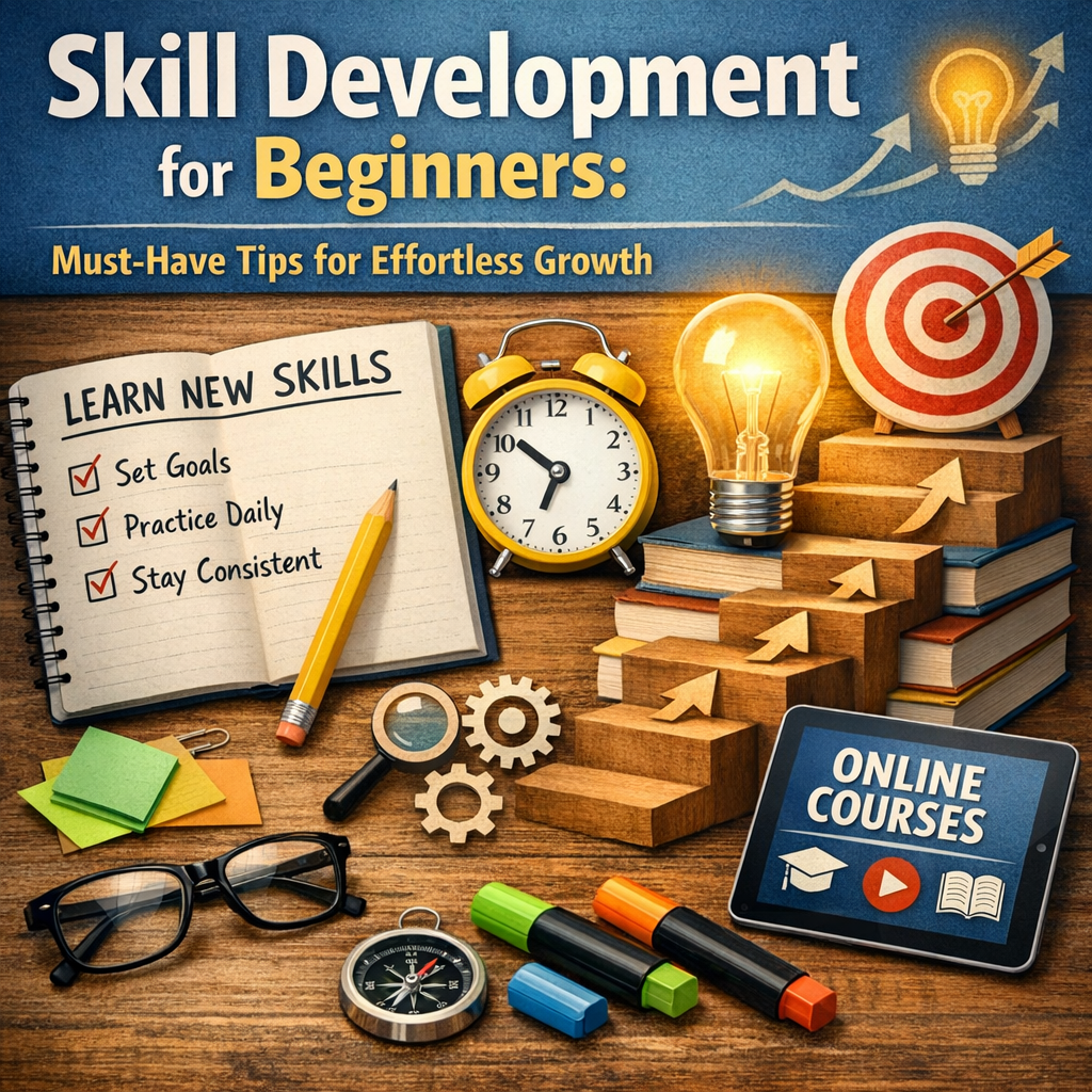 Illustration of Skill Development for Beginners: Must-Have Tips for Effortless Growth
