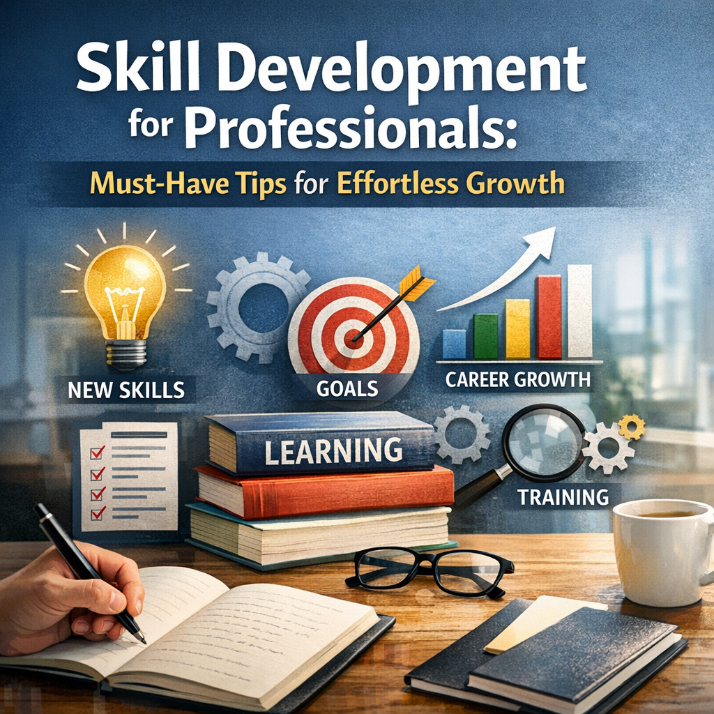 Illustration of Skill Development for Professionals: Must-Have Tips for Effortless Growth