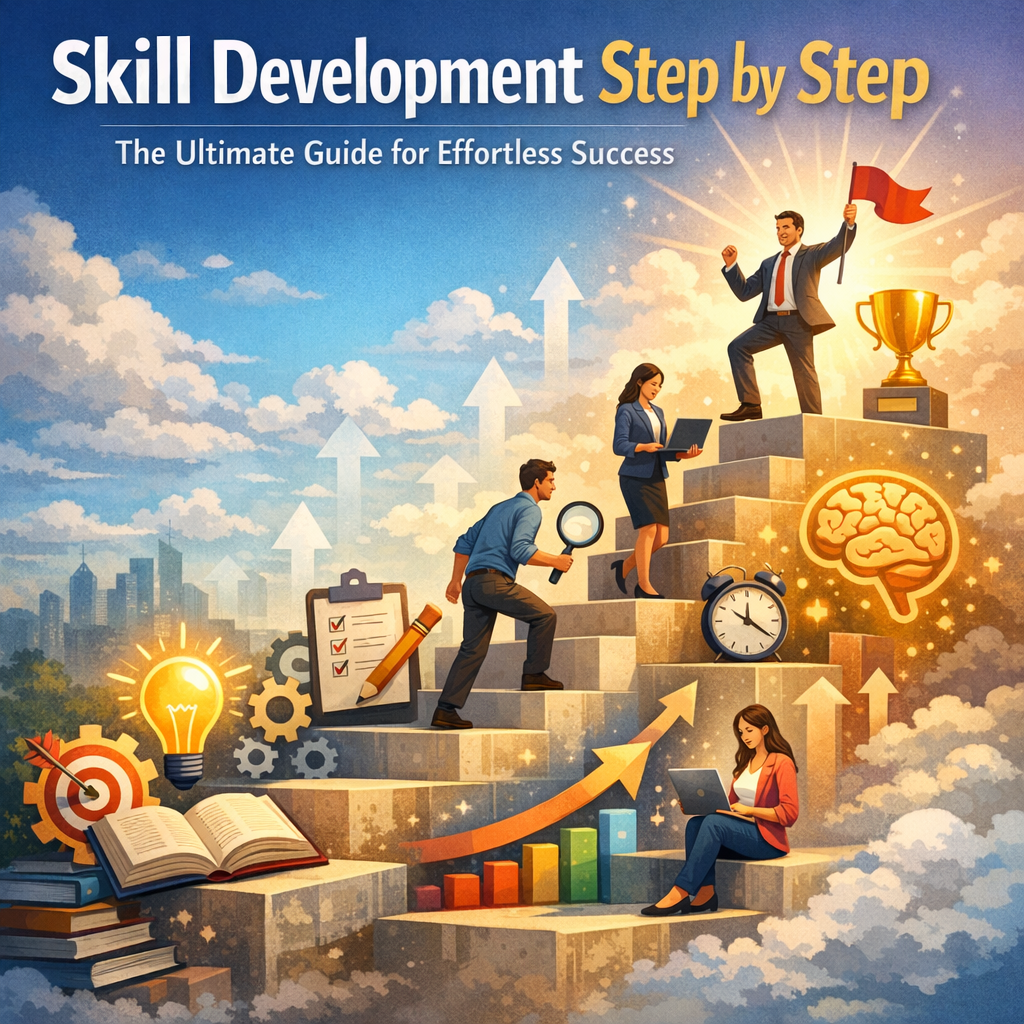 Illustration of Skill Development Step by Step: The Ultimate Guide for Effortless Success