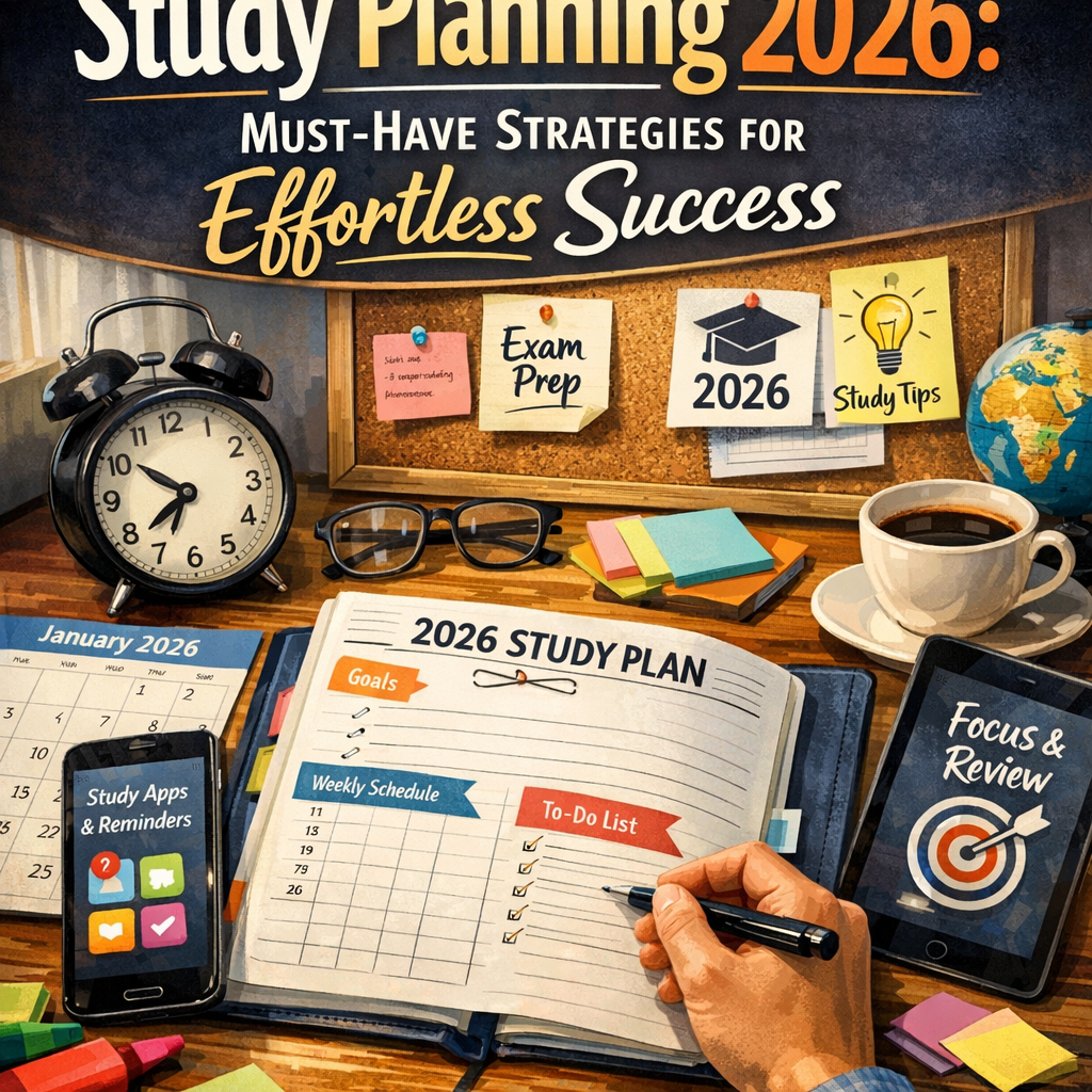 Illustration of Study Planning 2026: Must-Have Strategies for Effortless Success