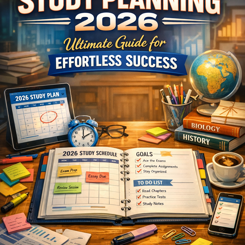 Illustration of Study Planning 2026: Ultimate Guide for Effortless Success