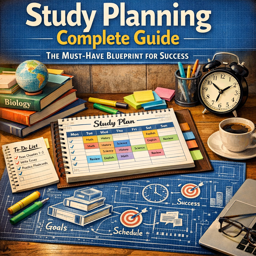 Illustration of Study Planning Complete Guide: The Must-Have Blueprint for Success