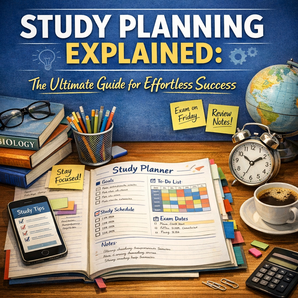 Illustration of Study Planning Explained: The Ultimate Guide for Effortless Success