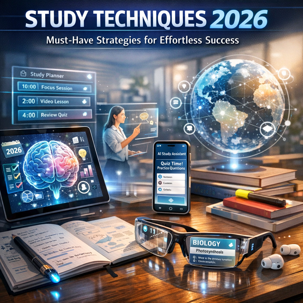 Illustration of Study Techniques 2026: Must-Have Strategies for Effortless Success
